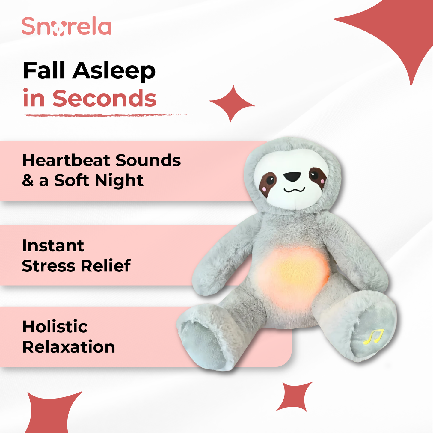 Snorela Sloth Calm Plush