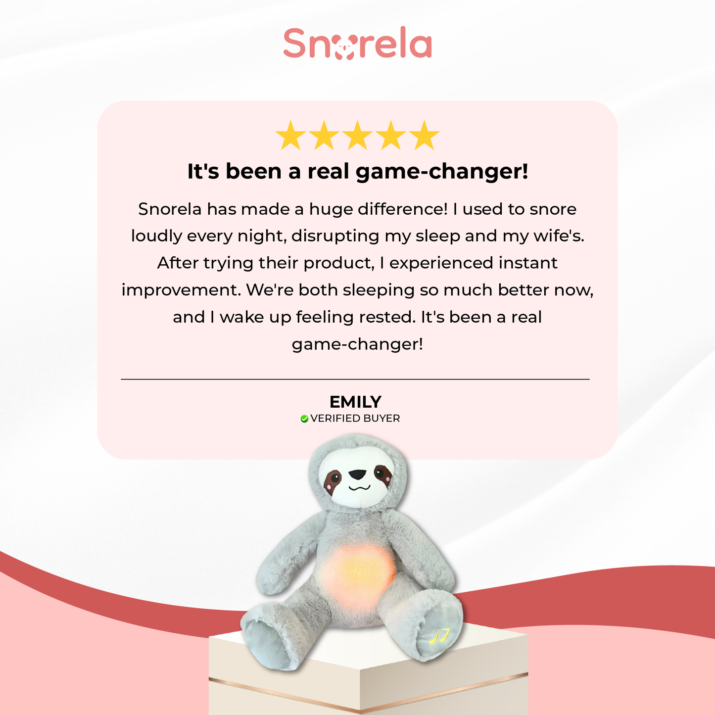 Snorela Sloth Calm Plush